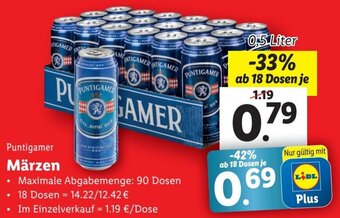 Lidl Puntigamer Märzen Angebot