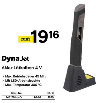 Conrad Dyna Jet Akku-Lötkolben 4 V Angebot