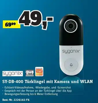 Conrad SY-DB-400 Turklingel mit Kamera und WLAN Angebot