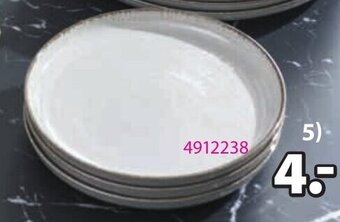 JYSK TELLER FERDUS Porzellan. Ø19 cm Angebot