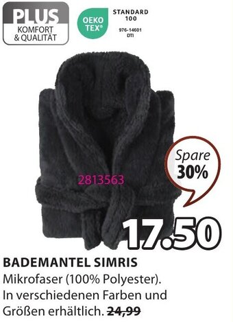 JYSK BADEMANTEL SIMRIS Angebot