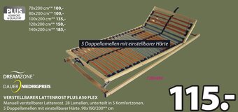 JYSK VERSTELLBARER LATTENROST PLUS A50 FLEX Angebot