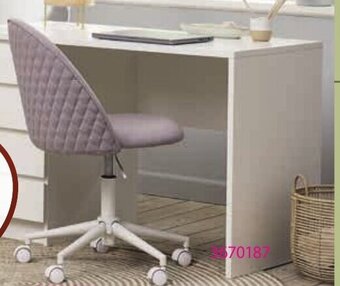 JYSK SCHREIBTISCH LIMFJORDEN Dekorfolie. Schubladen mit Vollauszug. B60 x L120 x H76 cm Angebot