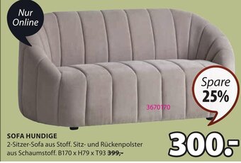 JYSK SOFA HUNDIGE Angebot