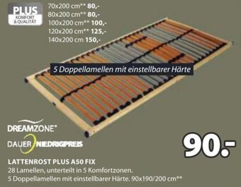 JYSK LATTENROST PLUS A50 FIX Angebot