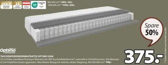 JYSK TASCHENFEDERKERNMATRATZE OPTIMO S200 Angebot