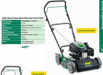 BayWa OKAY Benzin-Rasenmäher Ökonomic Profi 4720 M Angebot