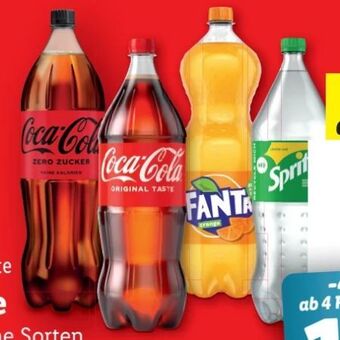 Lidl Coca cola limonade Angebot