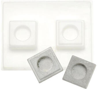 Hornbach Gießform relief teelichthalter 7x7 cm Angebot