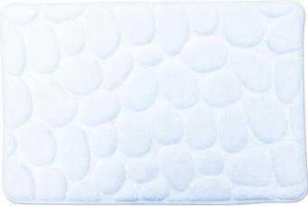 Hornbach Badteppich msv pebbles 40x60 cm weiß Angebot