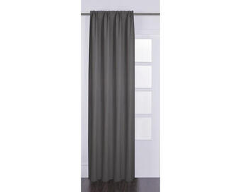 Hornbach Vorhang mit universalband canvas taupe 140x280 cm Angebot