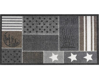 Hornbach Läufer creation run star braun 66x120 cm Angebot