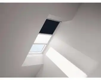 Hornbach Velux vorteils-set verdunkelungsrollo uni dunkelblau und faltstore plissee weiß manuell rahmen aluminium dfd 206 1100s Angebot