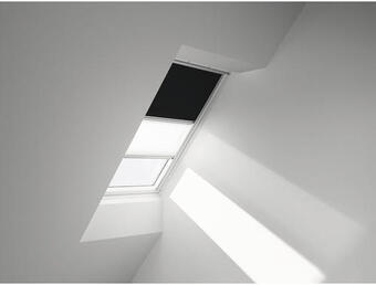Hornbach Velux vorteils-set verdunkelungsrollo uni schwarz und faltstore plissee weiß manuell rahmen aluminium dfd pk06 3009s Angebot
