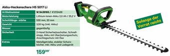 BayWa Akku-Heckenschere HS 5017 Li Angebot