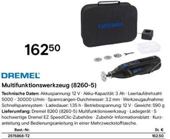 Conrad DREMEL Multifunktionswerkzeug (8260-5) Angebot