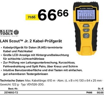 Conrad LAN Scout™ Jr. 2 Kabel-Prüfgerät Angebot