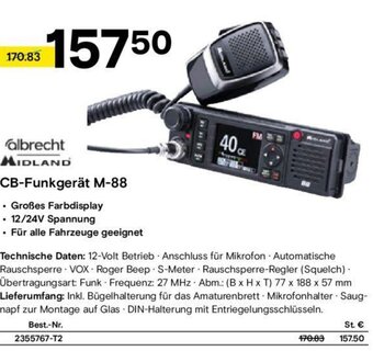 Conrad CB-Funkgerät M-88 Angebot