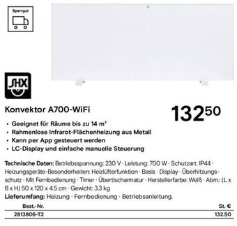 Conrad Konvektor A700-WiFi Angebot