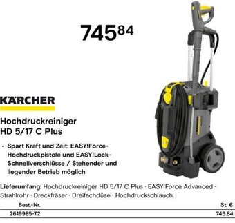 Conrad KÄRCHER Hochdruckreiniger HD 5/17 C Plus Angebot