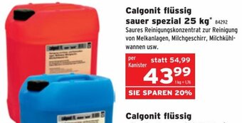 Salzburger Lagerhaus Calgonit flüssig sauer spezial 25 kg Angebot
