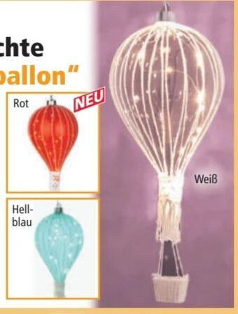 Norma Led-hängeleuchte heißluftballon Angebot