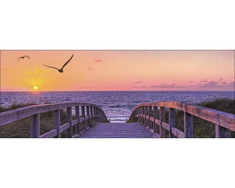 Hornbach Glasbild way to sea 30x80 cm Angebot