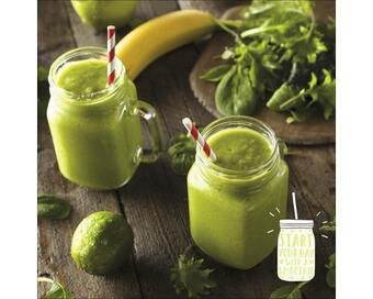Hornbach Glasbild green smoothie 20x20 cm Angebot