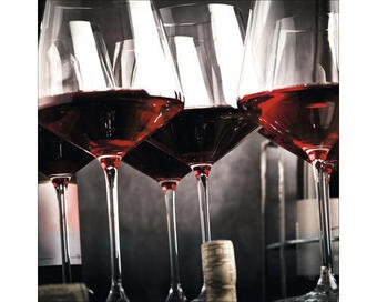 Hornbach Glasbild red wine ii 30x30 cm Angebot