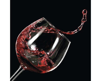 Hornbach Glasbild red wine v 20x20 cm Angebot