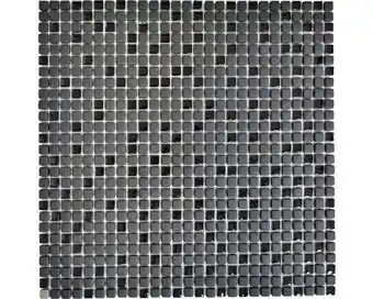 Hornbach Glasmosaik cuba 01b 30,5x30,5 cm schwarz matt Angebot