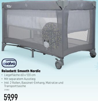 Smyths Toys asalvo Reisebett Smooth Nordic Angebot