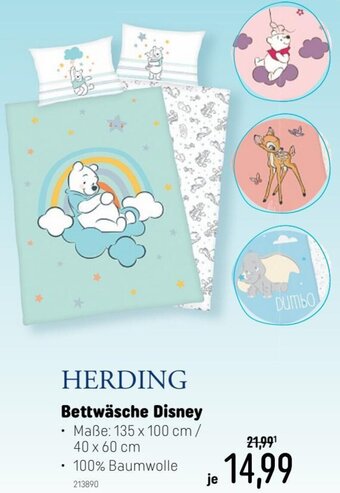 Smyths Toys HERDING Bettwäsche Disney Angebot