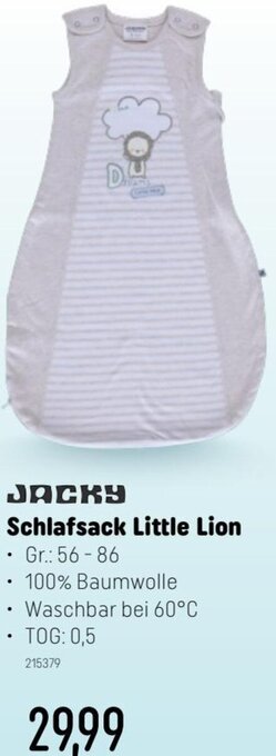 Smyths Toys JACKY Schlafsack Little Lion Angebot