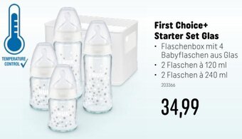 Smyths Toys First Choice+ Starter Set Glas Angebot