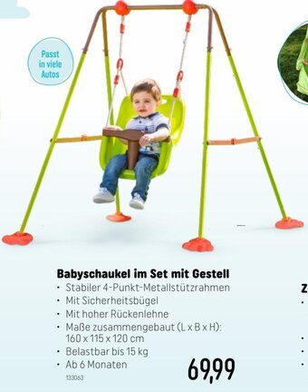 Smyths Toys Babyschaukel im Set mit Gestell Angebot