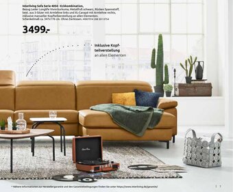 Rutar Interliving Sofa Serie 4054 Angebot