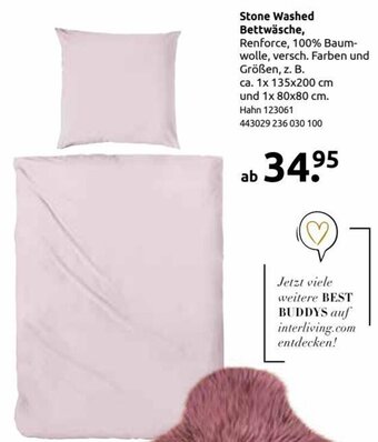 Rutar Stone Washed Bettwäsche, Angebot