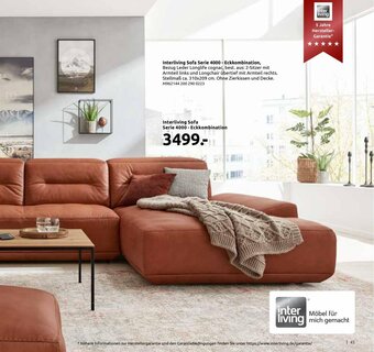 Rutar Interliving Sofa Serie 4000 - Eckkombination Angebot