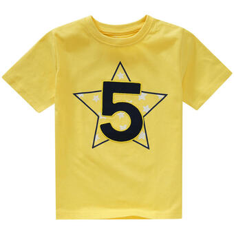 Ernsting's family Kinder t-shirt mit geburtstagszahl Angebot