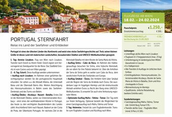 Gruber Reisen PORTUGAL STERNFAHRT FLUGREISE AB WIEN Angebot