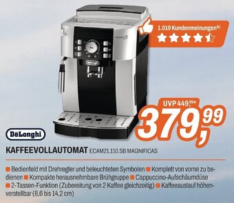ETech DeLonghi KAFFEEVOLLAUTOMAT ECAM 21.110.SB MAGNIFICAS Angebot