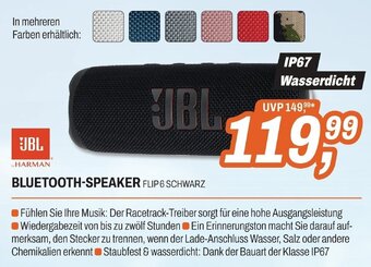 ETech JBL BLUETOOTH-SPEAKER FLIP 6 SCHWARZ Angebot