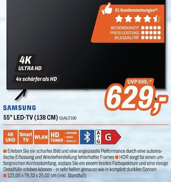 ETech SAMSUNG 55" LED-TV (138 CM) Angebot