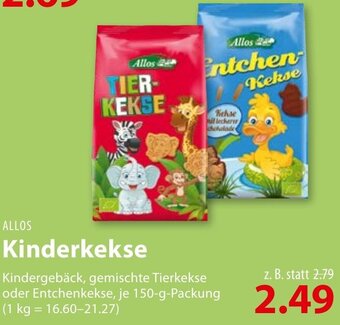 Basic Allos Kinderkekse 150 g Angebot