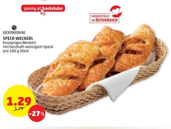 PENNY BÄCKERKRÖNUNG SPECK-WECKERL Angebot