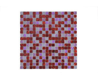 Hornbach Glasmosaik xcm m730 30,0x30,0 cm rot pink Angebot
