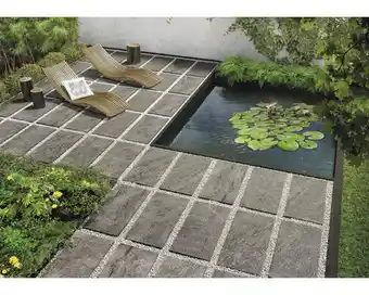Hornbach Flairstone feinsteinzeug terrassenplatte luserna doree rektifizierte kante 90 x 45 x 2 cm Angebot