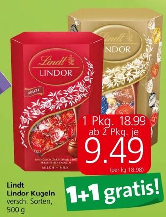 Spar Lindor kugel Angebot