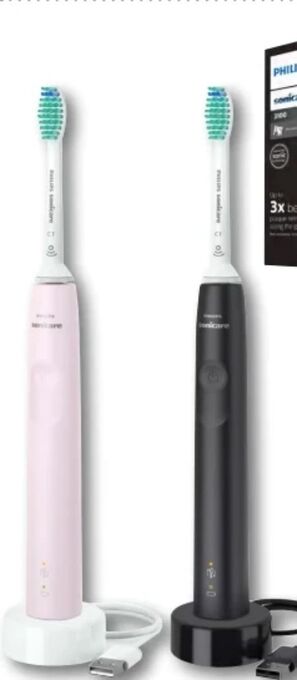 Interspar Elektrische schallzahnbürste sonicare serie 3100 hx3675/15 Angebot